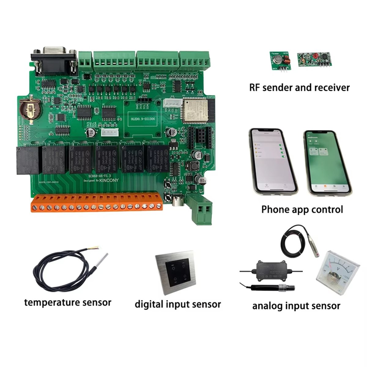 Home Automation Systems Diy - KC868-A6 Entwicklungsboard MQTT Web HTTP ESPhome