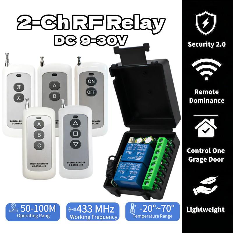 12V 24V 433Mhz RF-Aktuator-Mot – 433Mhz Receiver Module Bewertung und Preis