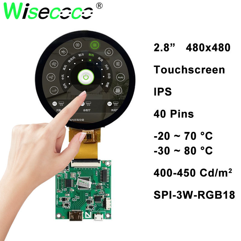 Kreis Touchscreen 2,8 Zoll 480 – Home Automation Raspberry Pi Bewertung und Preis